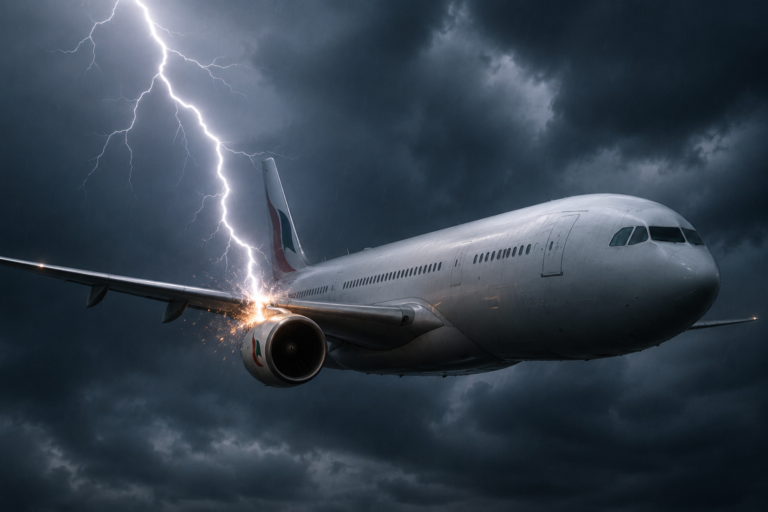 AIRBUS पर गिरी बिजली! 200+ यात्री सवार टला बड़ा हादसा