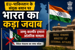 India rejects EU-Pakistan statement on Jammu and Kashmir and reiterates it is an internal matter